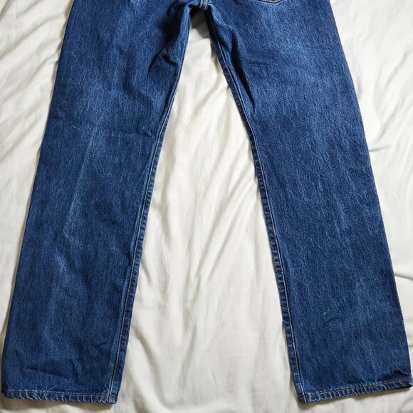 Levis 501 Jeans Mens 36x32 Button Fly Straight Leg Denim Classic Vintage - Picture 9 of 9